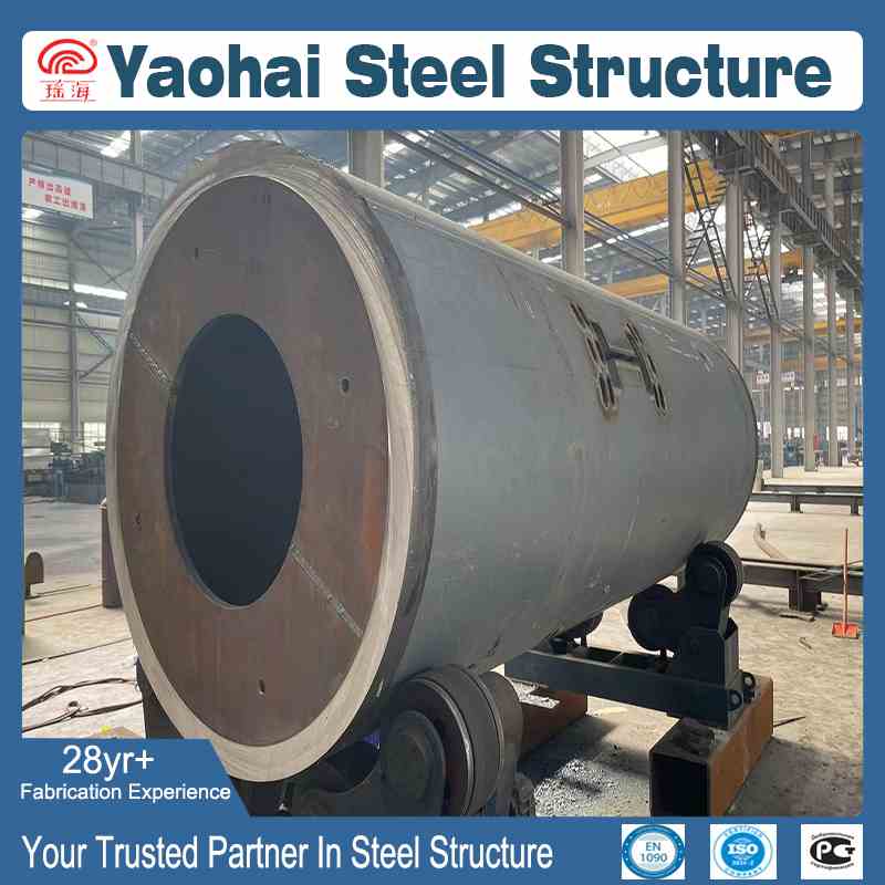 Rolled Steel Pipe Column Fabrication
