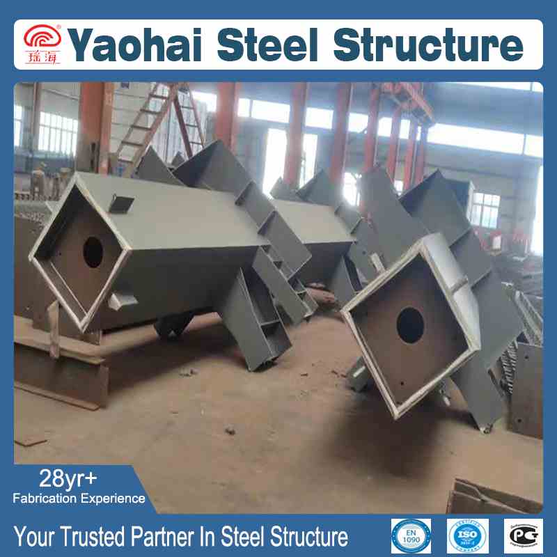 Custom Heavy Steel Column Components