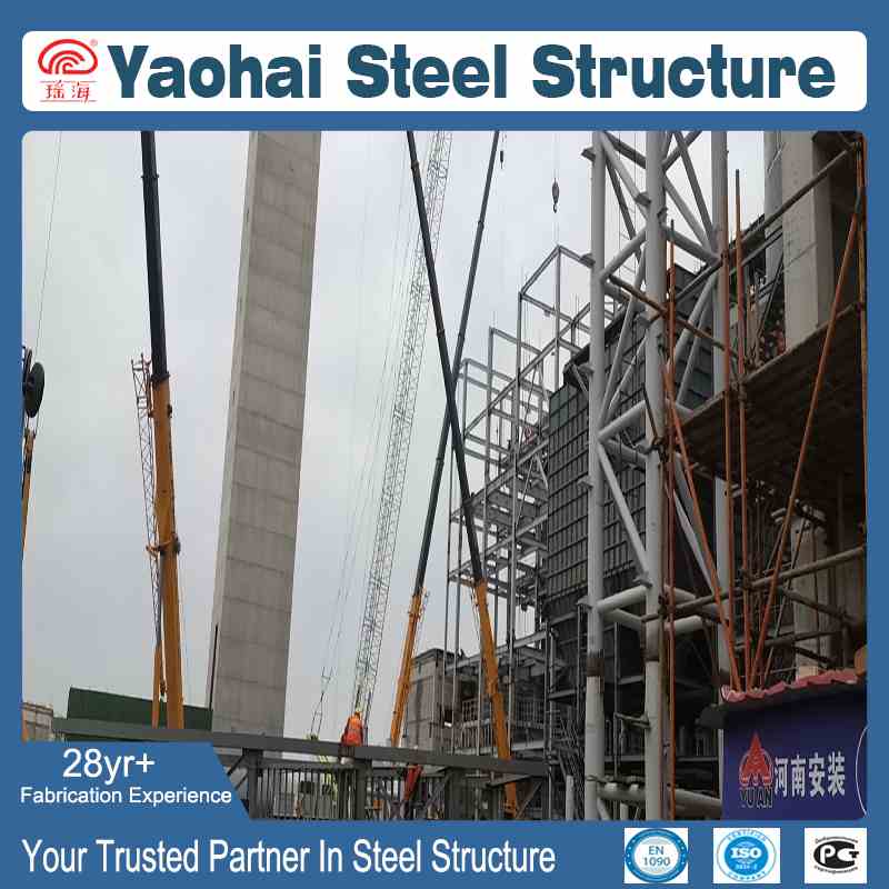 Modern Steel Structure Office and Warehouse Building