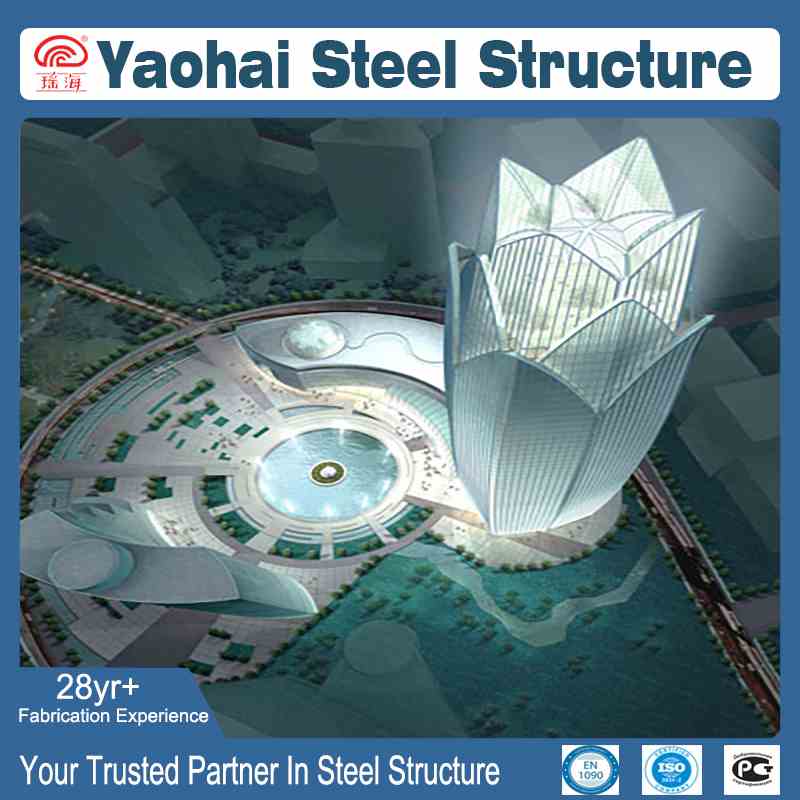 Shanghai Hongkou Project Style Urban Multi Storey Steel Structure