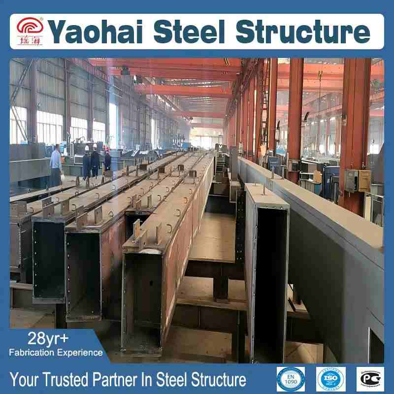 Custom Steel Main Beam Fabrication Workshop