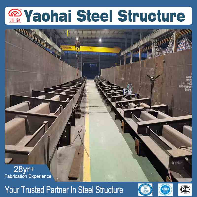 Custom Box Steel Component Assembly and Welding Workshop