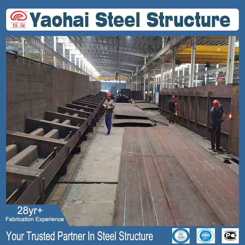 Custom Heavy Box Steel Component Fabrication Line