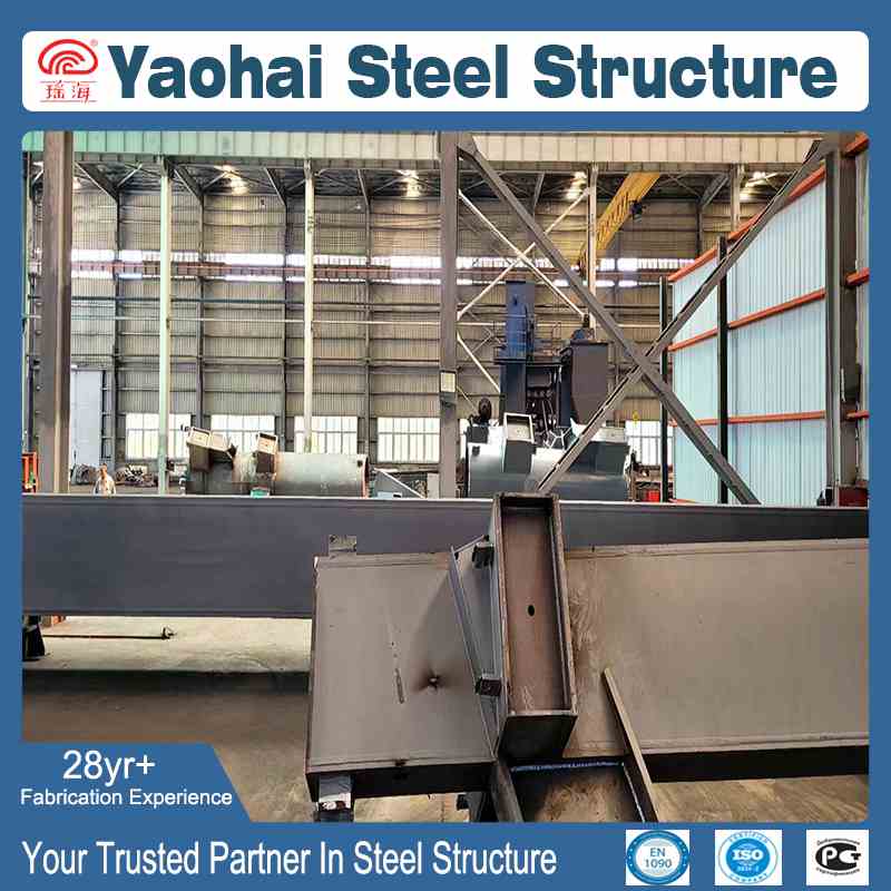 Custom Steel Structure Components Ready for Shipment