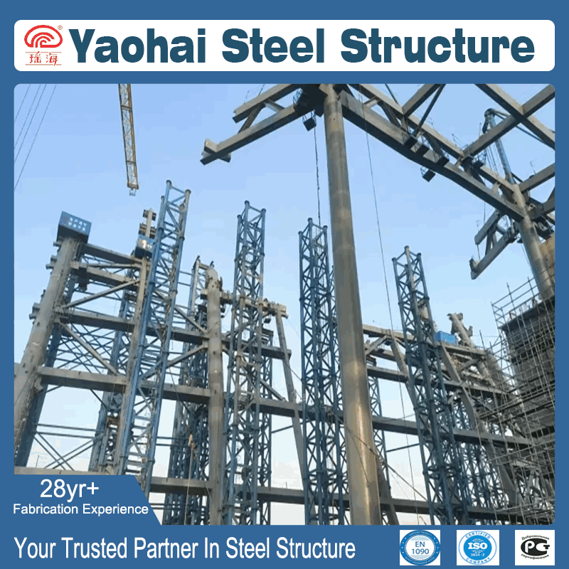 Arch Steel Bridge Structure On-Site Construction