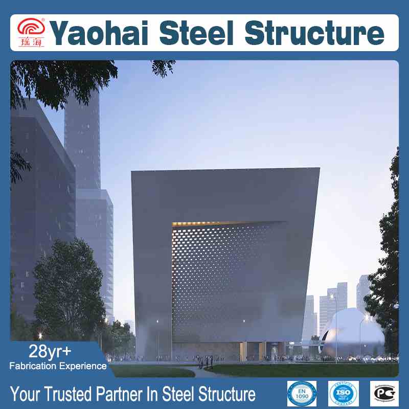 Steel Structure Exhibition Center Building