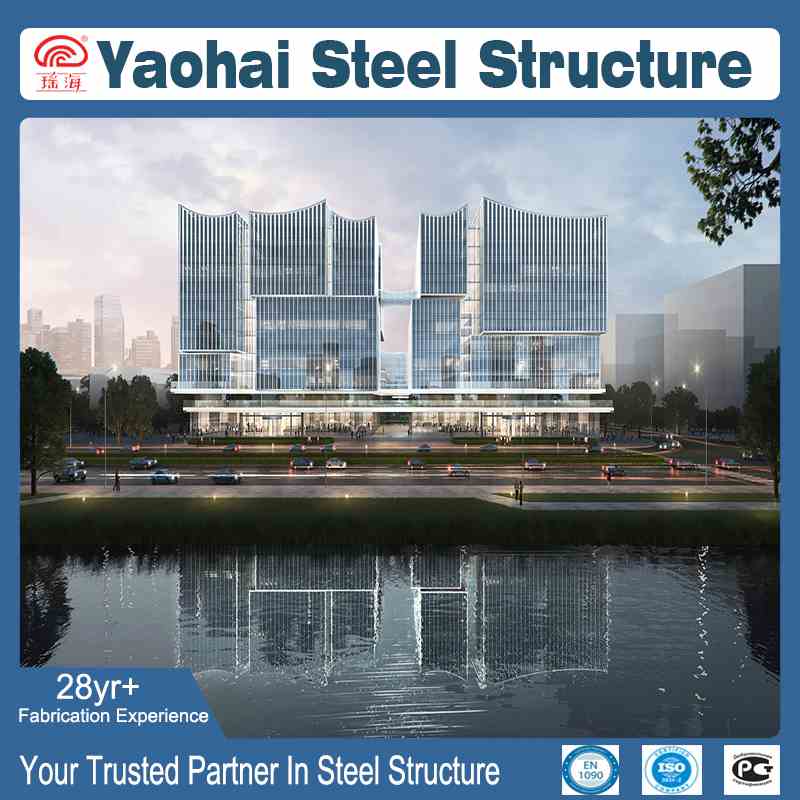 Shanghai Hongkou Project Style Multi Storey Steel Frame Construction